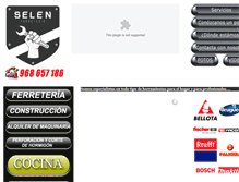 Tablet Screenshot of ferreteriaselen.com